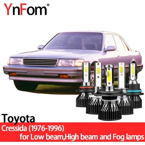 YNFOM LED headlights kit for Toyota Cressida MarkⅡ X60 X70 X80 80-92 low/high light,fog lamp,car accessories,car headlight bulbs