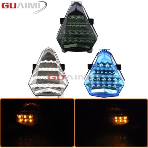 For Yamaha YZF R6 2006 2007 YZFR6 Motorcycle Rear Taillight LED Stop Light Motocicleta Turn Signal Indicator Integrated Lights