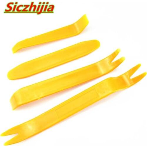 Car radio door clip panel instrument panel audio removal installation tool 4 pieces for Volvo S40 S60 S80 XC60 XC90 V40 V60
