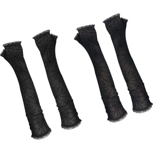 Women Long Finger Gloves 16 "Elbow Stretch Halloween Cosplay Costume