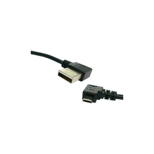 Zihan Right Angled 90 Degree Micro USB Male to USB Left Angled Data Charge Cable 20cm