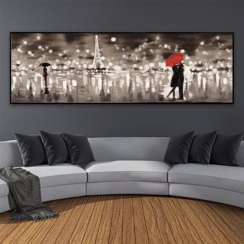Abstract French Style Landscape Canvas Paintings Posters and Prints Wall Art Picture for Living Room Home Decoration