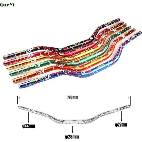 CNC Aluminum Motorcycle Steering wheel Bar 7/8" 22mm Handle Tubes 1 1/8" 28mm Handlebar for Honda MSX 125 Kawasaki Ducati Yamaha