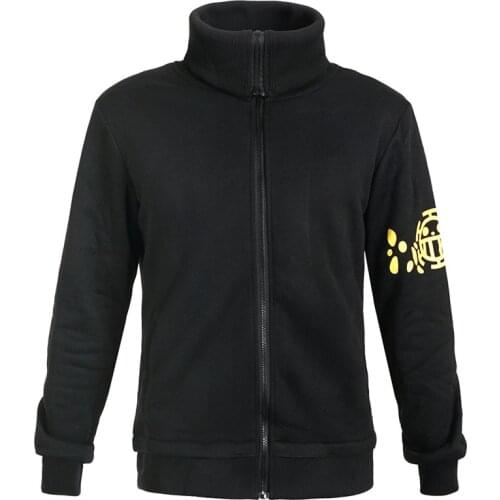 Anime Cosplay ONE PIECE Trafalgar Law Cosplay Costumes Hoodie Outerwear casual European size Free Shipping