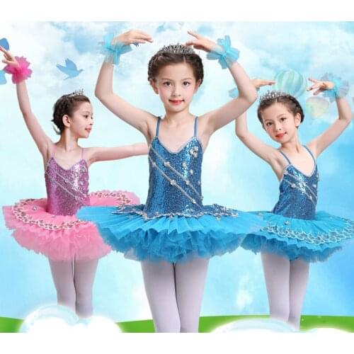 2017 Newest style Children Ballet Tutu Dress Swan Lake Multicolor Ballet Costumes Girls Ballet Dress for Children