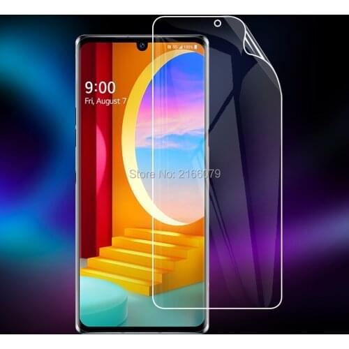 For LG Velvet 5G LM-G900N G900EM G910EMW 6.8" Clear TPU Hydrogel Full Cover Soft Screen Protector Film (Not Glass)