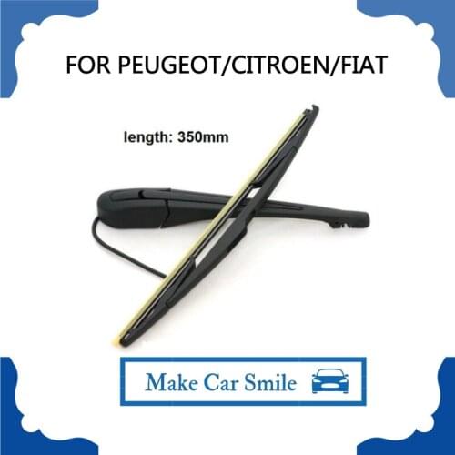 FOR PEUGEOT 807 FOR CITROEN C8 FOR FIAT ULYSSE 02- REAR WIPER ARM + BLADE 350MM SET NEW