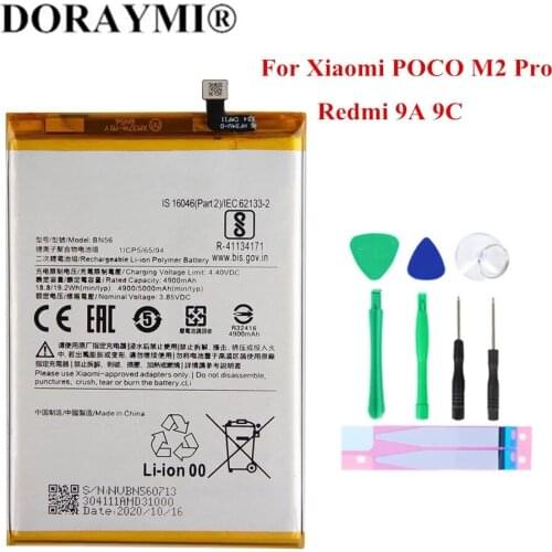 Doraymi Xiaomi Poco M2 Pro Phone Batteries