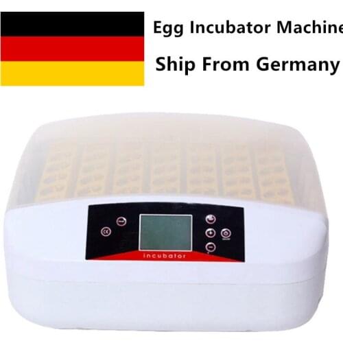 Intelligent Full-automatic Egg Incubator Hatcher 56 Eggs Hatching Machine For Chicken Duck Transparent Plastic