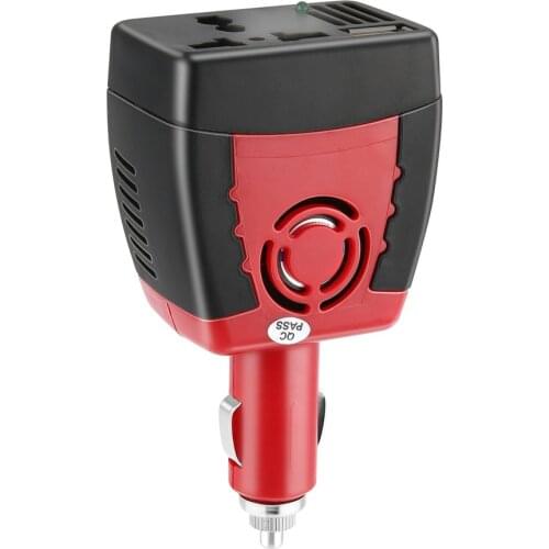 Cigarette Lighter Power Supply 150W 12V DC to 220V AC Car Power Inverter Adapter With USB Charger Port