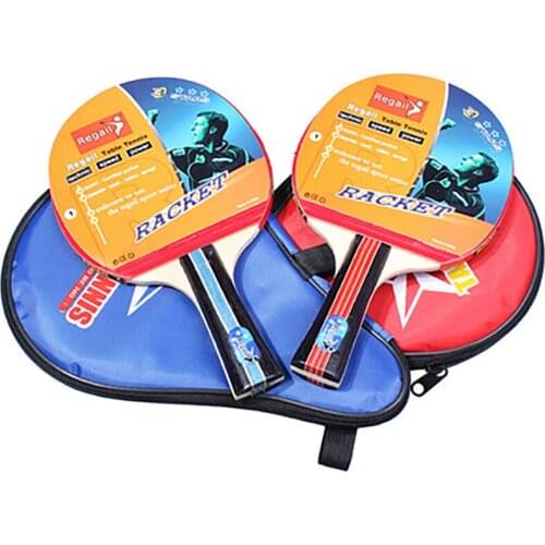 Ping Pang Unprofessional Table Tennis Long Handle Horizontal Bat Set Childrens Toys Practice Home Entertainment Training Racket