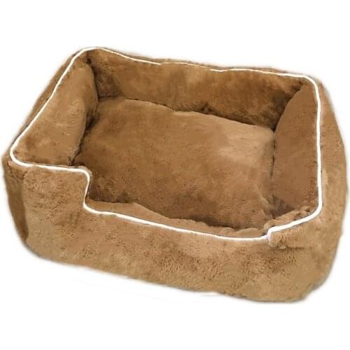 New Pet Dog Fur Bed Kennel House Mats Sofa For Small Medium Large Dogs Pug Chihuahua Schnauzer French Bulldog Dropshipping ZLB12