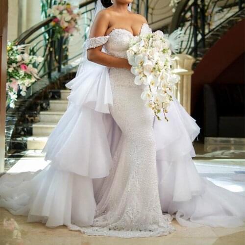 OLOMLB Wedding Dresses With A Train