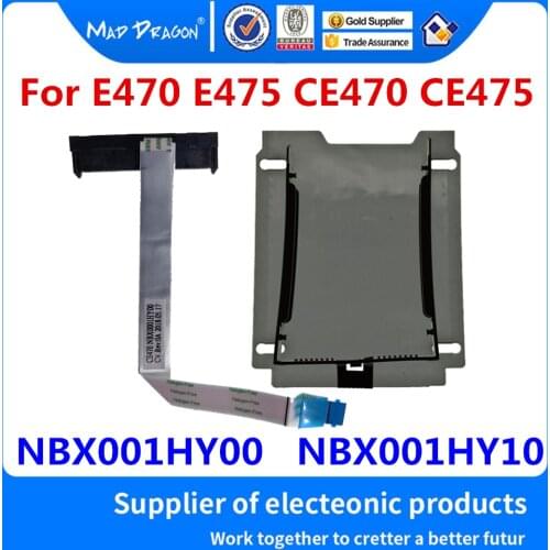 Hard Disk Drive HDD Caddy Bracket Tray+ SSD HDD Cable For Lenovo ThinkPad E470 E475 E470C CE470 NBX0001HY00NBX0001HY10 01EN236