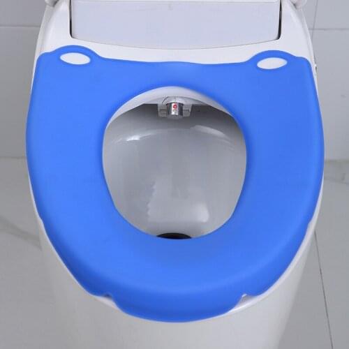 Silicone Toilet Seat Cushion For Travel On Business Trips Comfortable Reusable Waterproof And Moisture-Proof Toilet Cover Set
