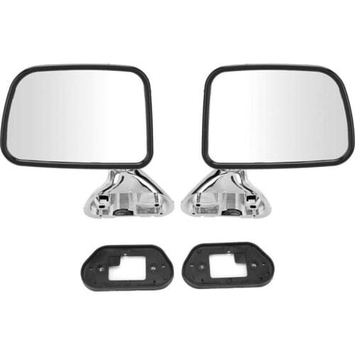 Car styling Car Mirror Pair Car Door Rearview Mirror Electroplated Driving Security Fit for HILUX 1988‑2005 car mirror