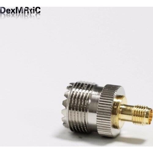 1pc UHF female jack switch SMA female jack RF Coax Adapter convertor sol Straight Nickelplated NEW wholesale