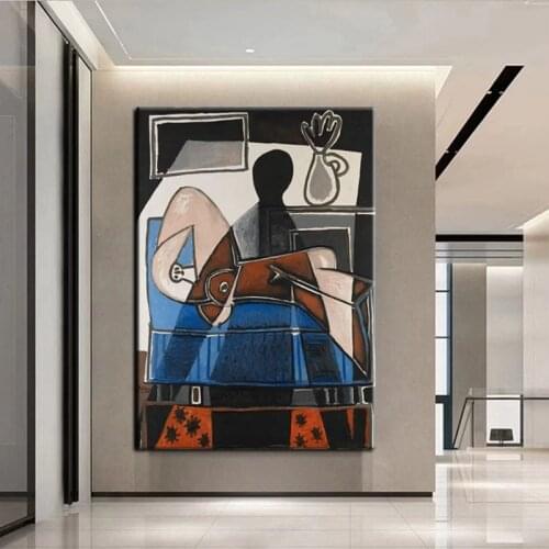 100% Hand Painted Oil Paintings Picasso Lndividuality Abstract Wall Art Canvas Painting For Home Decorative Wall Pictures