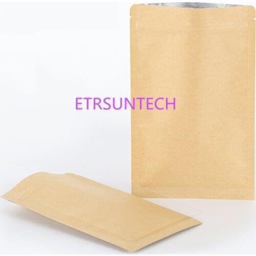 11 Size Open Top Party Kraft Paper Aluminum Foil Food Coffee Storage Packaging Bags Heat Seal Mylar Package Pouch 1000Pcs/Lot