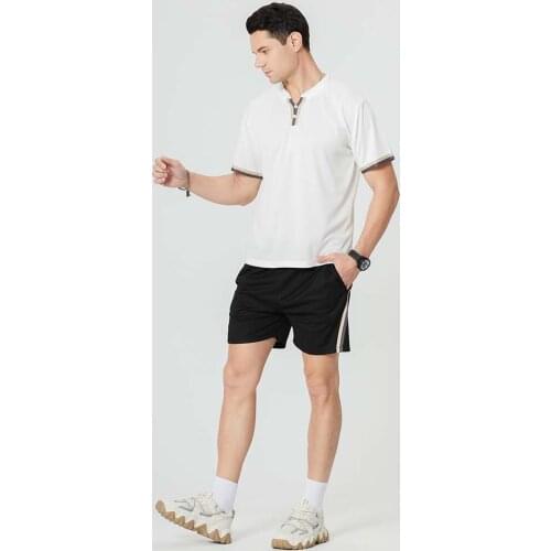 2021 Casual Men Sets Summer Tracksuit Short Sleeve T-Shirt+Shorts Fashion Sportswear Male Short Sportsuit Men Outfit Set ST116