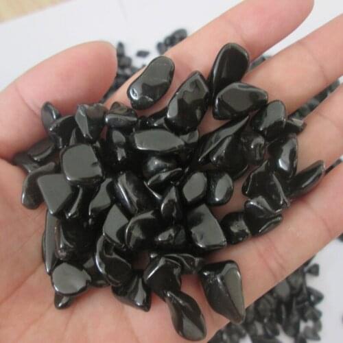 50g Natural Black Obsidian Tumbled Stone Pocket Stoens Healing Reiki Chakra Wholesale Prices