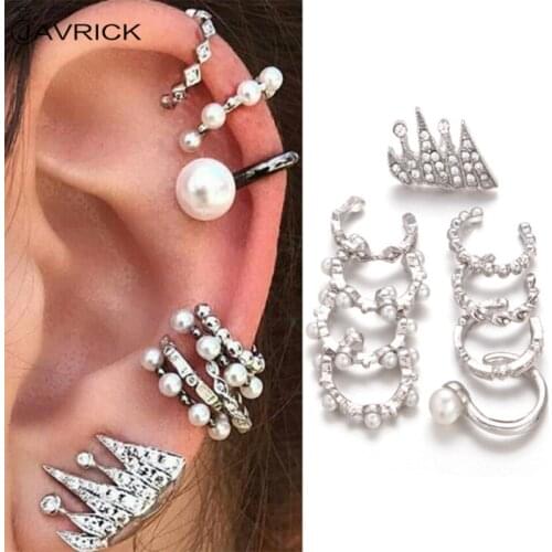9 Pcs/Set Ear Clips Bohemia Ear Cuffs Earrings Fashion Non-pierced Ears For Women Girls Earrings