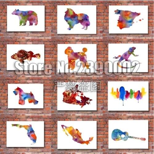 Watercolor painting,Full,Diamond Embroidery,Cat,5D,Diamond Painting,Cross Stitch,Needlework,Mosaic,Rhinestone,DIY,Decoration,Art