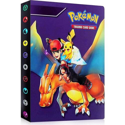 Album Pokemon 240Pcs Anime Game GX Trading Cards Book Folder children Card Collectors Holder Binder kid Top Loaded List Toy Gift