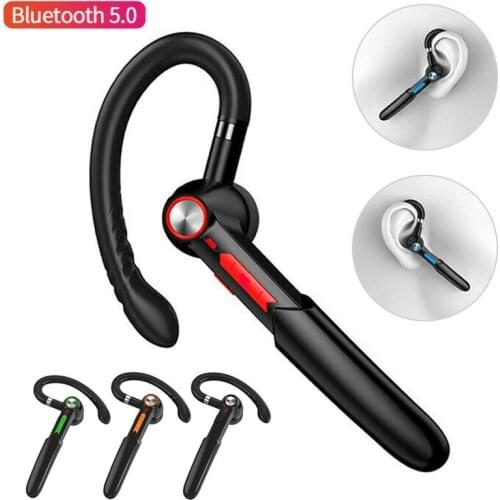 Earphone Rotatable Wireless Headset Gaming Sport Driving Headphone Noise Cancelling Earpiece with Mic for Cell Phones