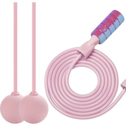 Cordless Jump Rope Weight Jumps Rope Adjustable Tangle-Free Rapid Jumping Ropes Anti-Slip Handle Portable Fitness Equipment