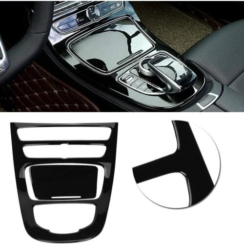 Car Center Control Gear Panel Interior Accessories for Mercedes Benz E Class W213 E200 E300 2016-2020
