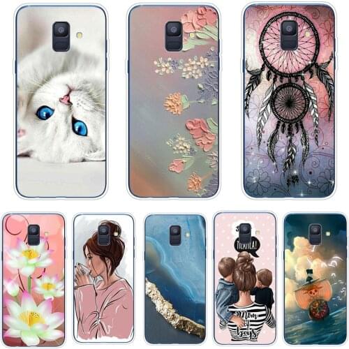 Case For Samsung Galaxy A6 2018 phone back case SIM SM A600 A600F for samsung A6 plus 2018 A605 A605F case protective coque