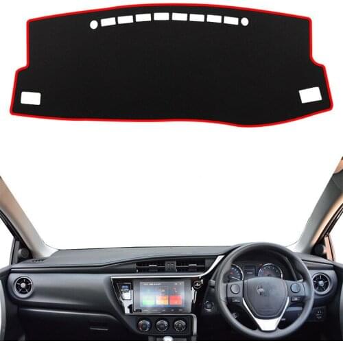 For Toyota Corolla Auris 2014 2015 2016-2018 Dashboard Cover Mat Pad Anti-UV Sun Shade Instrument Protect Carpet Accessories RHD