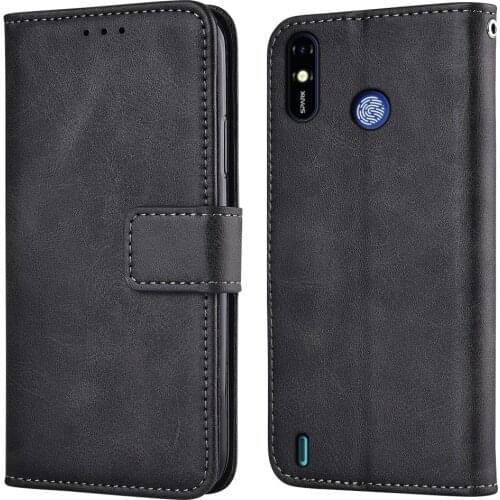 Wallet Leather Case for Tecno Spark Go Plus Phone Bag for Tecno Go Plus Cover Book Case for Tecno Spark G o Plus Coque