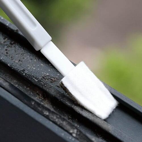 Disposable Removable Brush Head Set Toilet Slot Kitchen Hearth Stain Remover with 10pcs Replacement Head