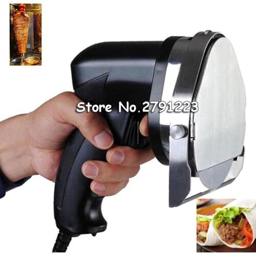 Professional Electric Kebab Slicer Shawarma Doner meat Knife Gyros Gyro Cutter Carver Kitchen Meat Slicer Tool