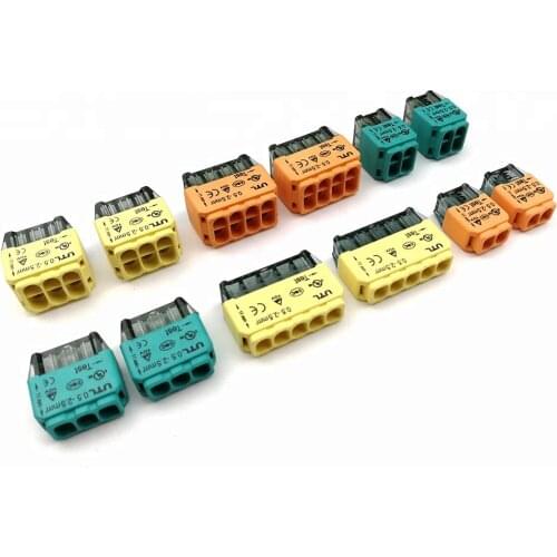 UTL fast wire Connector UC41-02/03/05 UC42-04/06/08 Series Compact Wiring Connector Conductor Terminal Block