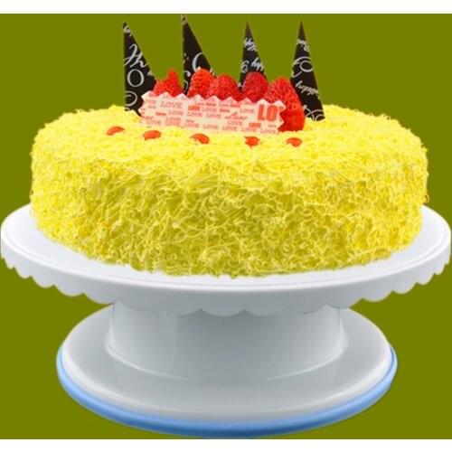 Rotating Revolving Cake Turntable Decorating Anti-skid Round Rotary Table Baking Tools FBE2