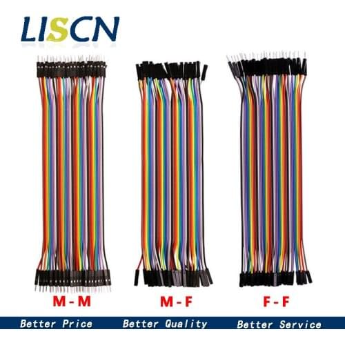 120pcs 20cm 2.54mm Dupont Line Male to Male + Male to Female + Female to Female Jumper Wire Dupont Cable KIT