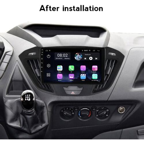 Ram 2G+32G Android 11 For Ford Transit Custom 2013-2020 Car Radio Multimedia Video GPS Navigation Sat Nav Audio Stereo No CD DVD