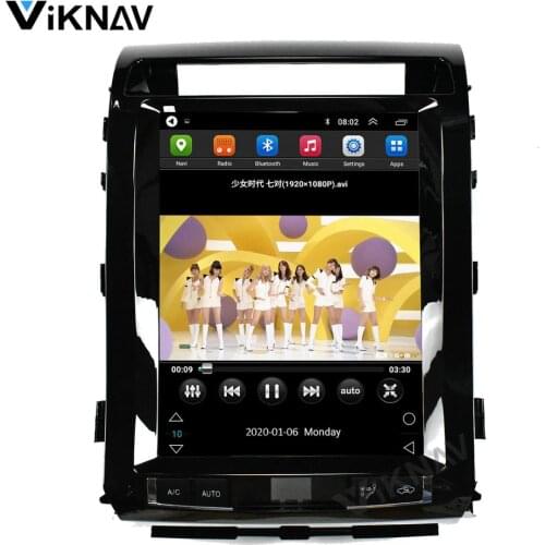 For Toyota Land Cruiser 2008-2015 car radio DVD player GPS navigation video multimedia player head unit android system 12.1