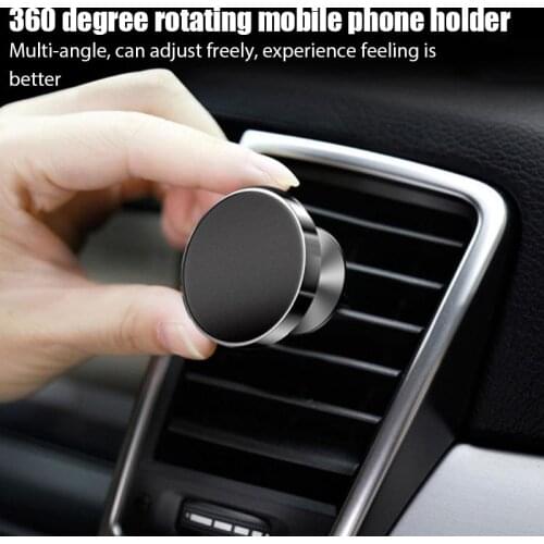 Gyro Magnetic Phone Holder in Car Universal for iPhone 12 Pro Max Xiaomi Note 10 Samsung S10 Plus Car Phone Stand Strong Magnet