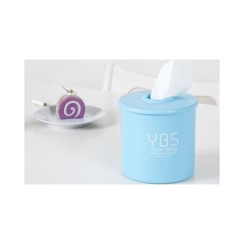 BF040 Creative living room roll paper box simple household desktop tissue box 14*13cm Free shipping