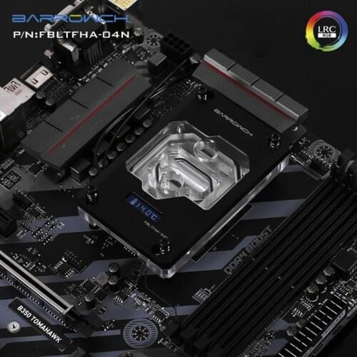 Barrowch FBLTFHA-04N AMD Ruilong AM4/AM3 platform Digital display CPU water cooling head