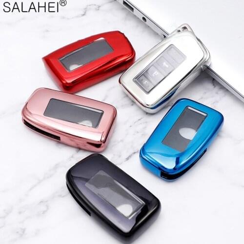 Key Case For Lexus NX GS RX IS ES GX LX RC 200 250 350 LS 450H 300H RX250T TPU Car Key Case Full Cover Auto Stylish Interior