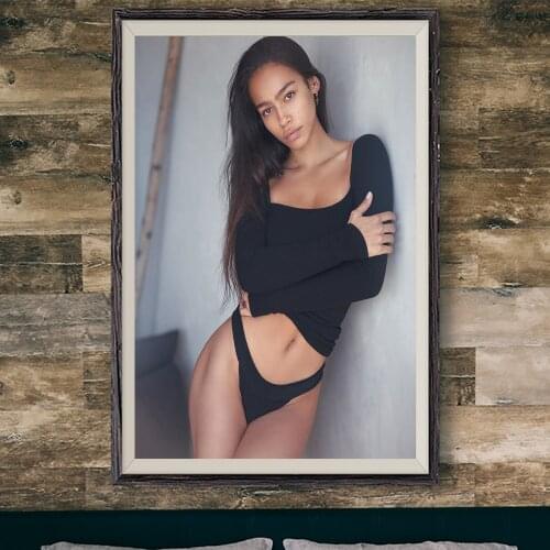 E269 Zahara Davis Sexy Model Movie Star Wall Silk Cloth Poster Art Home Decoration Gift