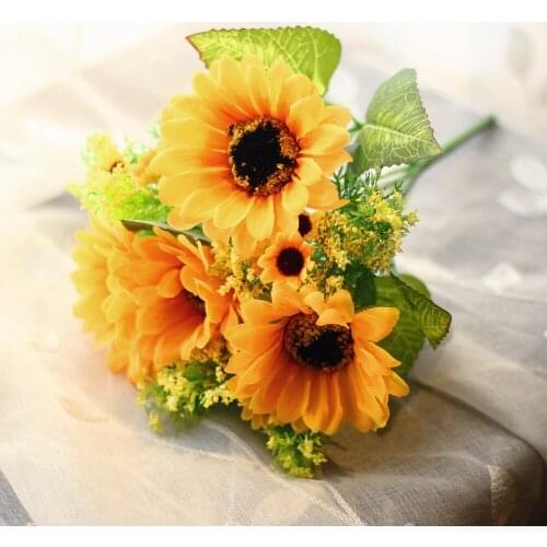 Искусственные подсолнухи Flowerherd China At AliExpress