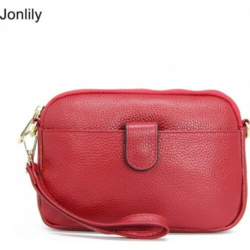 Jonlily Women PU Leather Small Shoulderbags Female Elegant Clutches Teens Casual Crossbody Messenger Bag Daily Purse -KG214