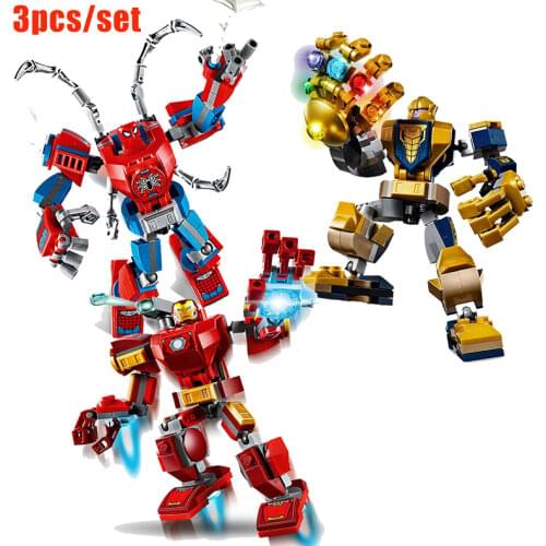 New Super hero Movie Serices 3pcs/set Building Block Model classic Set Building Blocks Bricks Toy birthday gifts for children