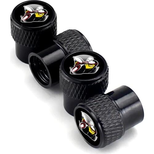 Metal Tire Valve Caps Dust Cover fit for Dodge Caravan Challenger SRT Caliber Charger Durango Ram Bumblebee Super Bee Chevrolet